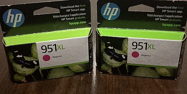 2 PACK -HP 951XL Magenta Ink Cartridge CN047AN OfficeJet Pro Sealed OEM Genuine