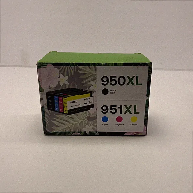 (4) Ink Cartridges for HP OfficeJet 950XL & 951XL. Open box ink cart sealed.