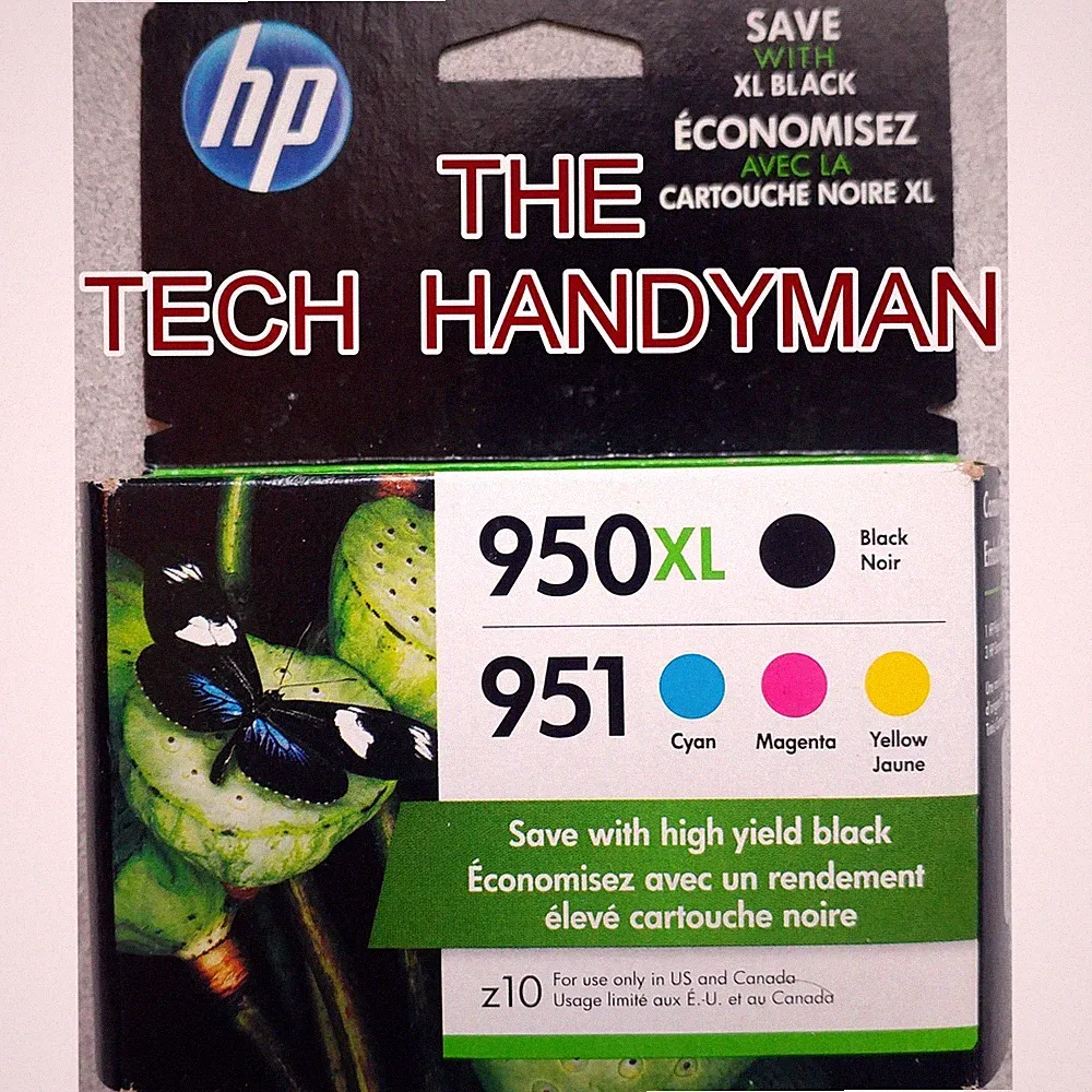 4-PACK HP GENUINE 950XL BLACK & 951 COLOR INK (RETAIL BOX) OFFICEJET PRO 8600