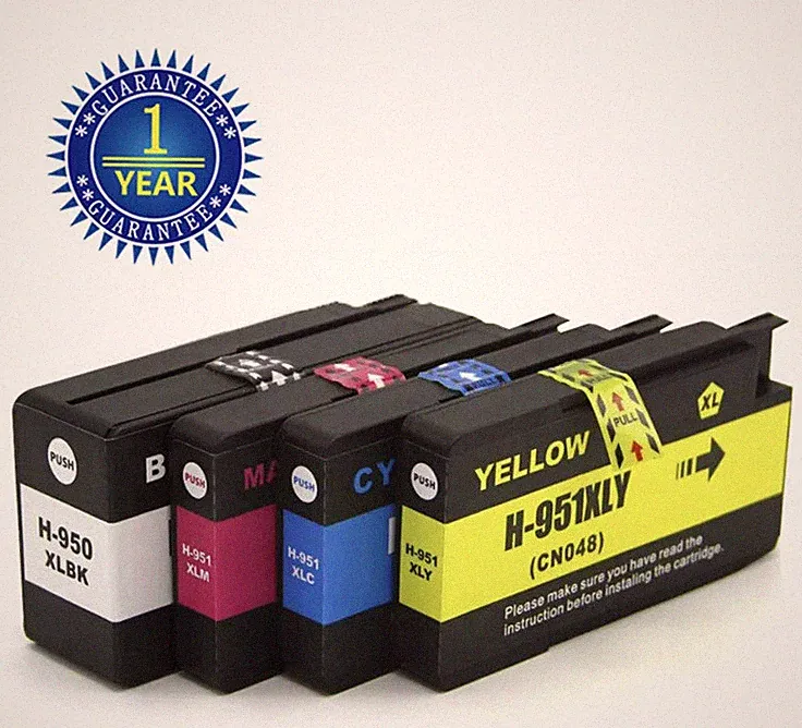 4PK 950XL Ink Cartridge for HP 951XL Office Pro 8630 8640 8660 8615 8625 8100
