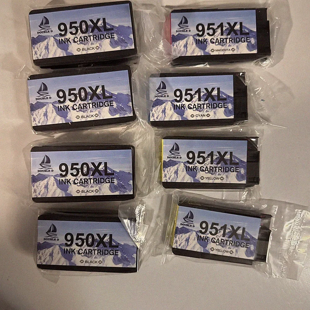 8pk 950XL 951XL Ink Cartridges for HP Officejet 4 Black 2 Yellow 1 Cyan 1 Mgnta