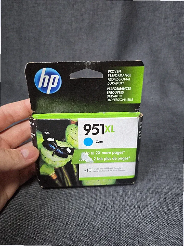 EXPIRED HP 951XL Cyan High Yield Ink Cartridge - CN046AN