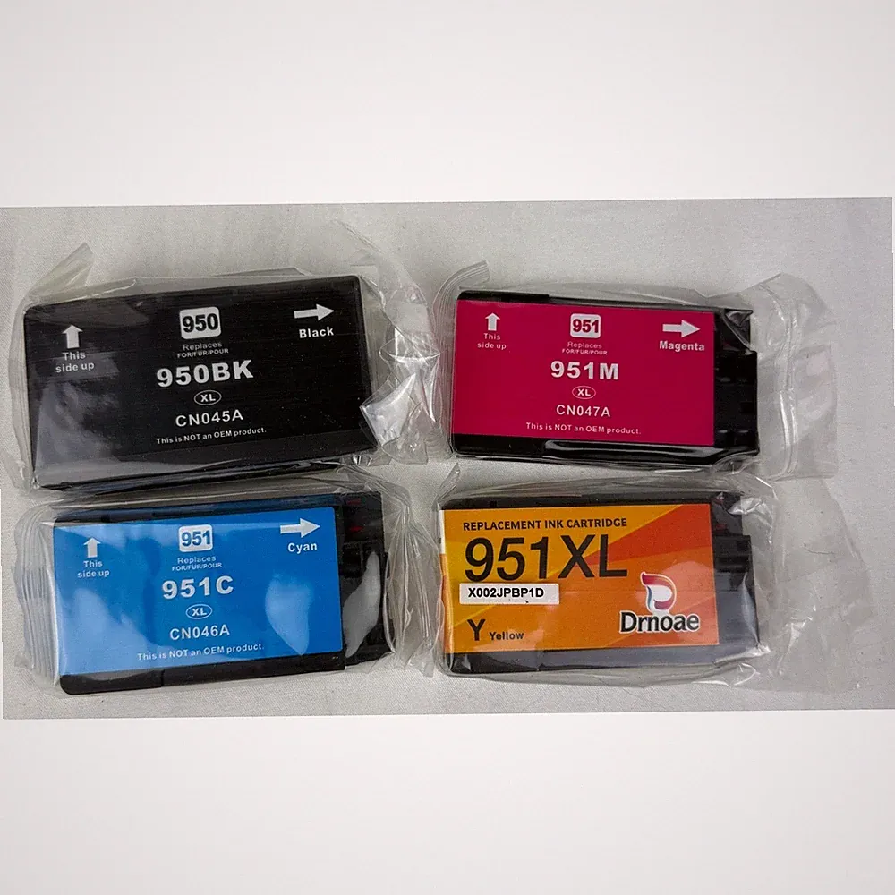 For HP 950XL 951XL Ink Cartridge Combo Pack Black Cyan Magenta Yellow XL