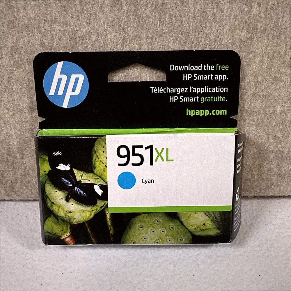 Genuine HP 951XL Cyan High Yield Ink Cartridge CN046AN OCT 2023