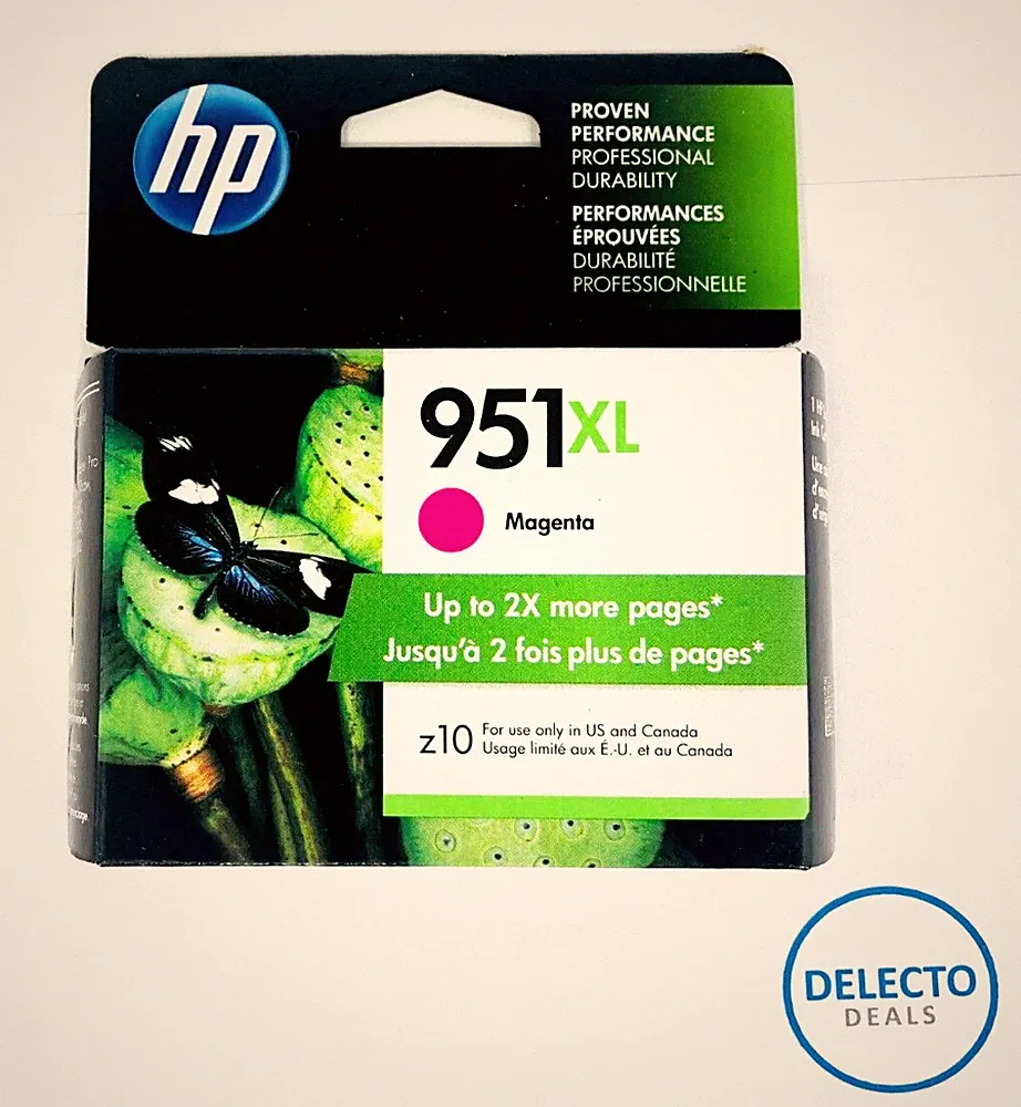 GENUINE HP 951XL Magenta High-yield Ink Cartridge (CN047AN) SEALED BOX