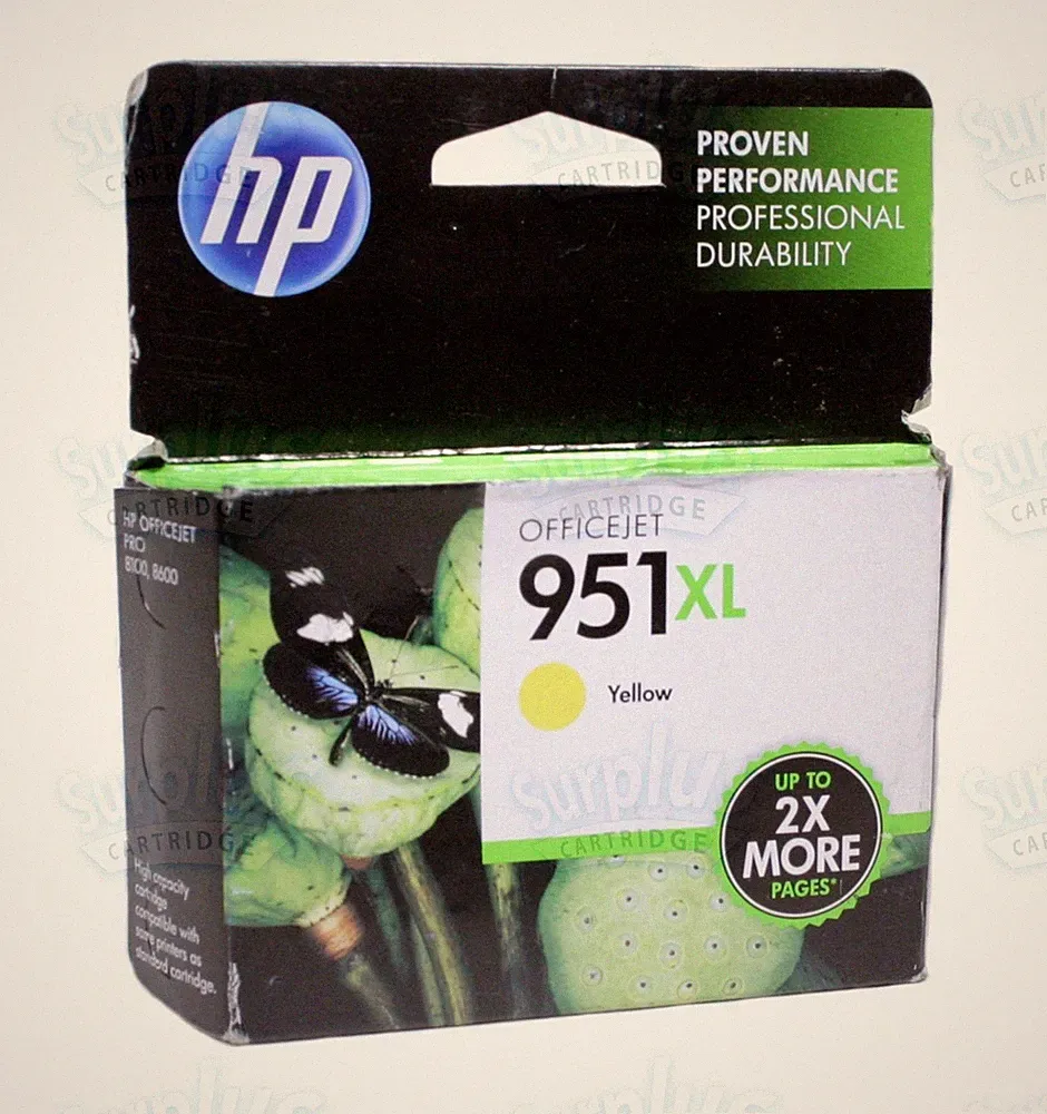 Genuine HP 951XL Yellow Ink OfficeJet 8625 8610 8630 8700 8615 251dw Retail Box