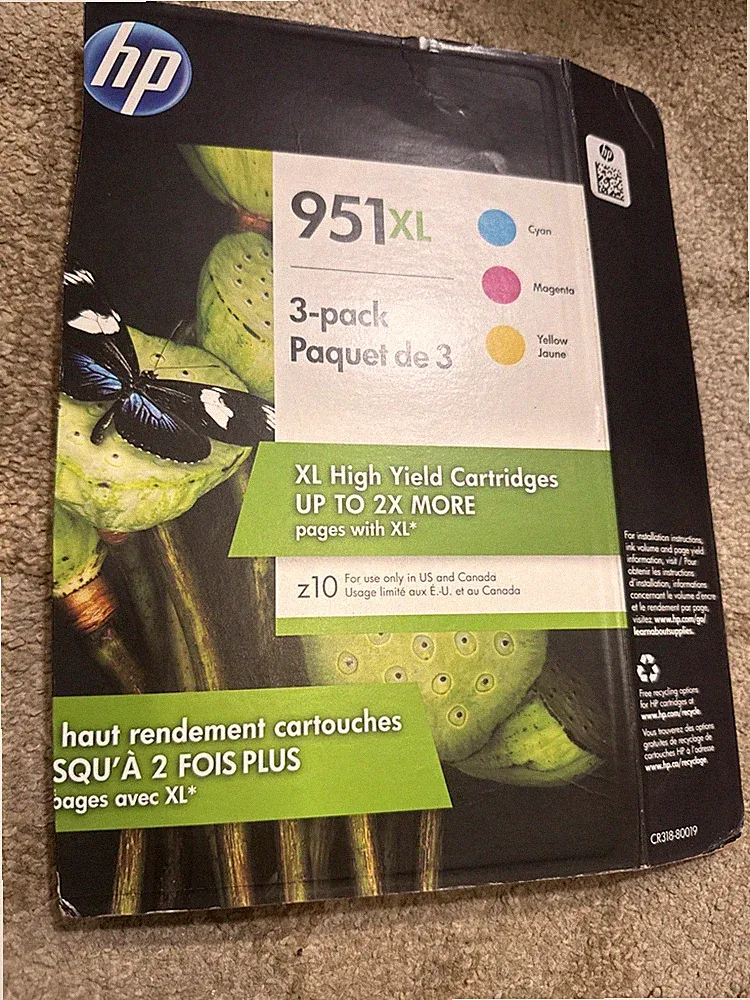 HP 951XL Color Ink Cartridges” Only Magenta Open Box EXPIRED 2021 Only 1
