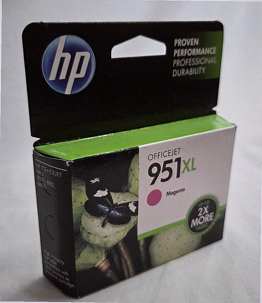 HP 951XL Genuine Magenta Printing Ink Cartridge Expires 08/2016 HP Office Jet *I