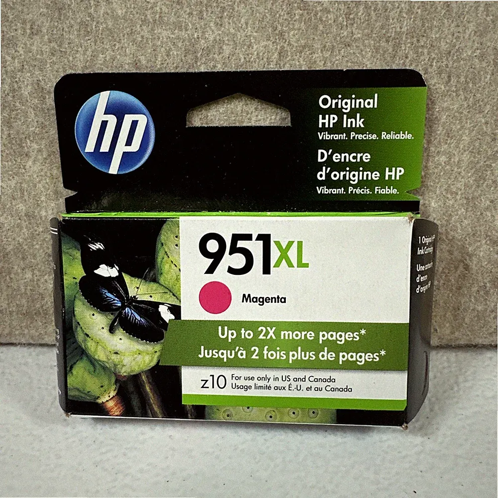 HP 951XL Magenta High Yield Ink Cartridge (CN047AN) Exp Date May 2023 Brand New