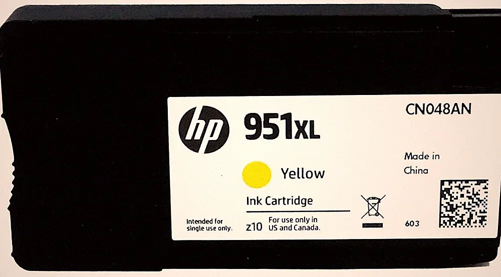 HP 951XL Yellow Ink Cartridge CN048AN Genuine