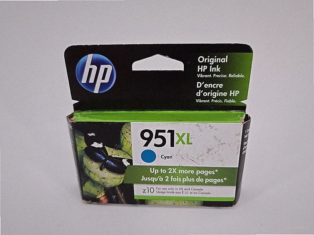 New Expired May 2023 HP 951XL Cyan High Yield Ink Cartridge
